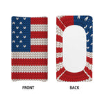 American Flag Knitted Print Changing Pad Cover