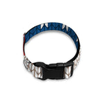 American Flag Knitted Print Dog Collar