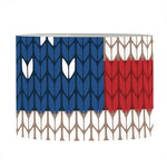 American Flag Knitted Print Drum Lamp Shade