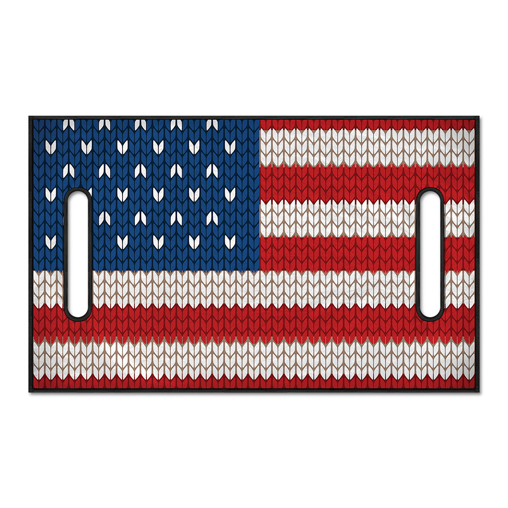 American Flag Knitted Print Golf Cart Seat Cover