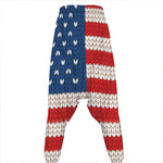 American Flag Knitted Print Hammer Pants