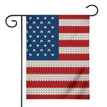 American Flag Knitted Print House Flag