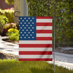 American Flag Knitted Print House Flag