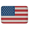 American Flag Knitted Print Indoor Door Mat