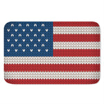 American Flag Knitted Print Indoor Door Mat
