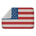 American Flag Knitted Print Indoor Door Mat