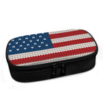 American Flag Knitted Print Insulin Cooler Travel Case