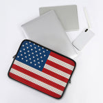 American Flag Knitted Print Laptop Sleeve
