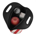 American Flag Knitted Print Neoprene Lunch Bag