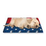American Flag Knitted Print Pet Cooling Mat Cover