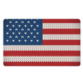 American Flag Knitted Print Polyester Doormat