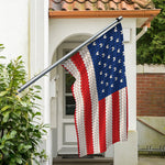 American Flag Knitted Print Polyester Flag