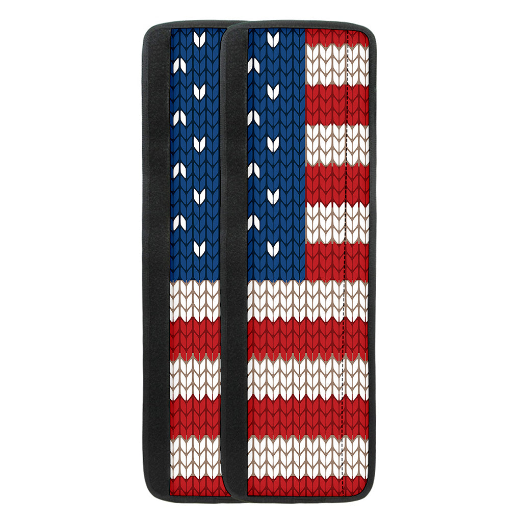 American Flag Knitted Print Refrigerator Handle Covers