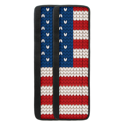 American Flag Knitted Print Refrigerator Handle Covers
