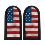 American Flag Knitted Print Skillet Handle Cover