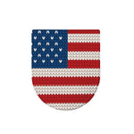 American Flag Knitted Print Toilet Lid Cover