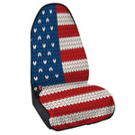 American Flag Knitted Print Waterproof Car Seat Cover