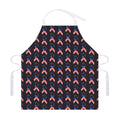 American Flag Ribbon Pattern Print Adjustable Apron