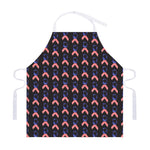 American Flag Ribbon Pattern Print Adjustable Apron