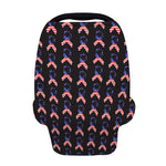 American Flag Ribbon Pattern Print Baby Seat Cover