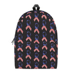 American Flag Ribbon Pattern Print Backpack