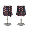 American Flag Ribbon Pattern Print Bar Stool Covers