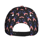American Flag Ribbon Pattern Print Baseball Cap