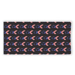 American Flag Ribbon Pattern Print Beach Towel