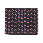 American Flag Ribbon Pattern Print Bifold Wallet