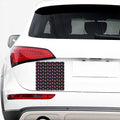 American Flag Ribbon Pattern Print Car Sticker