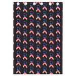 American Flag Ribbon Pattern Print Curtain