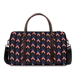 American Flag Ribbon Pattern Print Duffle Bag