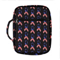 American Flag Ribbon Pattern Print Front Pocket Bible Bag