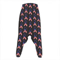 American Flag Ribbon Pattern Print Hammer Pants