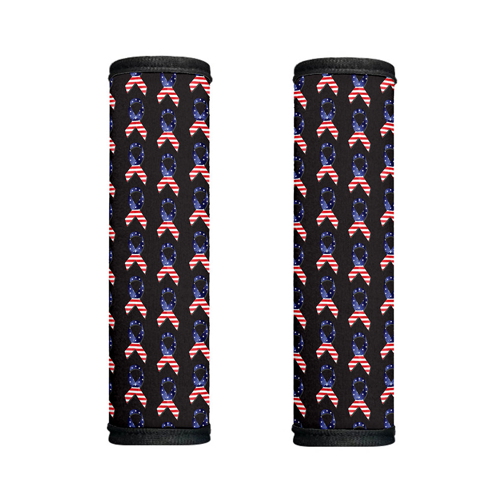 American Flag Ribbon Pattern Print Handle Covers