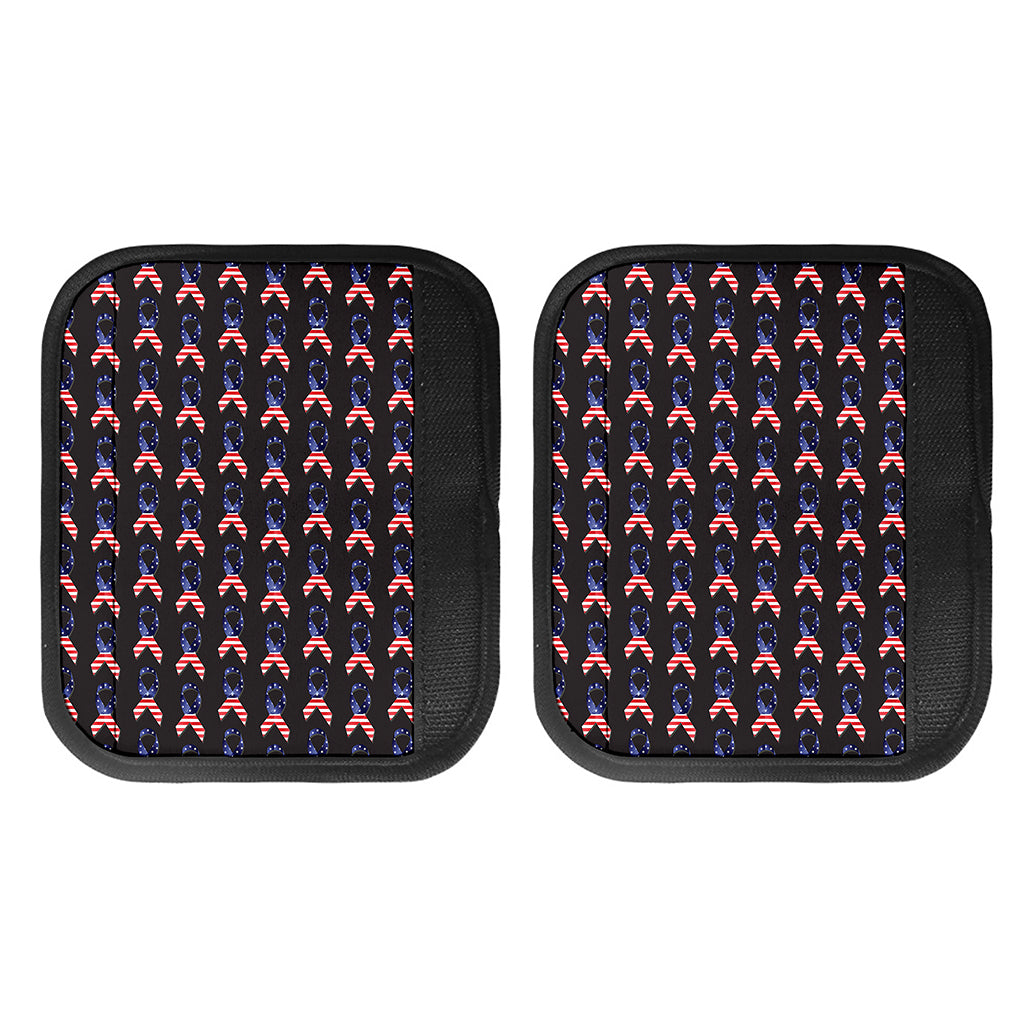 American Flag Ribbon Pattern Print Handle Covers