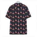 American Flag Ribbon Pattern Print Hawaiian Shirt