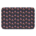 American Flag Ribbon Pattern Print Indoor Door Mat