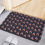 American Flag Ribbon Pattern Print Indoor Door Mat