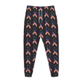 American Flag Ribbon Pattern Print Jogger Pants