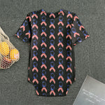 American Flag Ribbon Pattern Print Men's Bodysuit