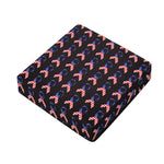 American Flag Ribbon Pattern Print Outdoor Seat Cushion Cover