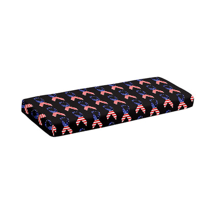 American Flag Ribbon Pattern Print Piano Keyboard Cover