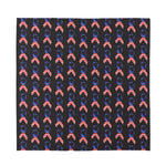 American Flag Ribbon Pattern Print Silk Bandana