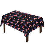 American Flag Ribbon Pattern Print Tablecloth