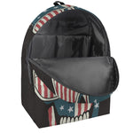 American Flag Skull Print Backpack