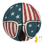 American Flag Skull Print Basketball