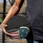 American Flag Skull Print Basketball