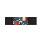 American Flag Skull Print Bed Runner