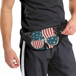 American Flag Skull Print Fanny Pack